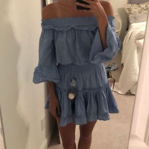 MISA off the shoulder with a tassel